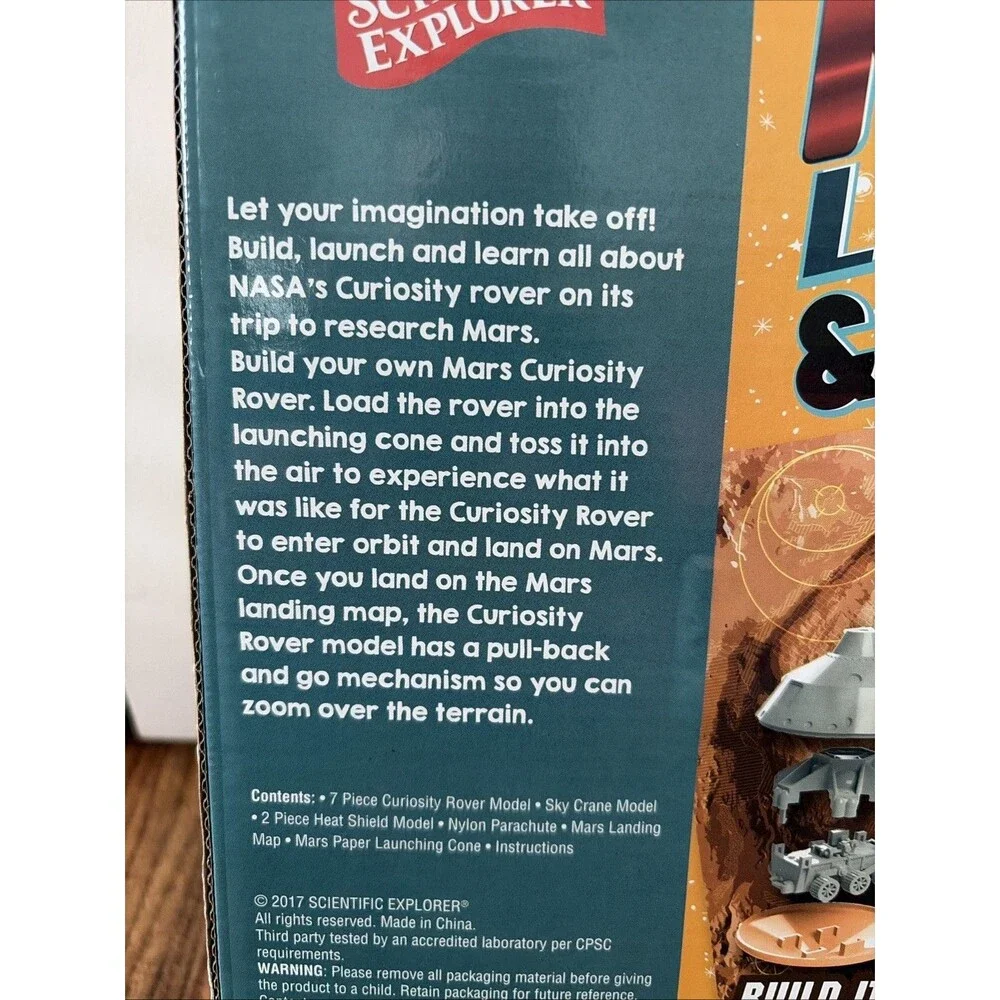 Mars Launch & Land Scientific Explorer  Great for Home Schooling  New Ages 8+